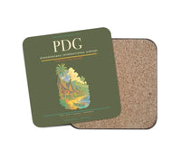 Thumbnail for Minangkabau International Airport (PDG) design on green army 1 piece coaster