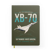 Thumbnail for XB-70A Valkyrie design on green army notebook