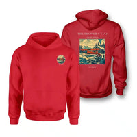 Thumbnail for VINTAGE G4192 - The Trapper's Taxi - Double-Side Hoodie design on red double side