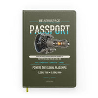 Thumbnail for PASSPORT design on green army notebook