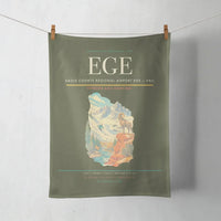 Thumbnail for Eagle County Regional Airport (EGE) design on green army towel