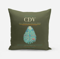 Thumbnail for Merle K. (Mudhole) Smith Airport (CDV) design on green army pillow
