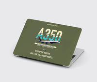 Thumbnail for Airbus A350-1000ULR design on green army MacBook case