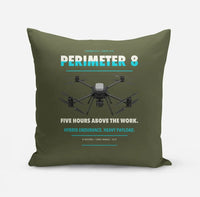 Thumbnail for Skyfront Perimeter 8 design on green army pillow