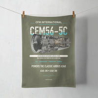 Thumbnail for CFM56-5C design on green army towel