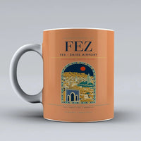 Thumbnail for - Saiss Airport FEZ Mug design on orange fes
