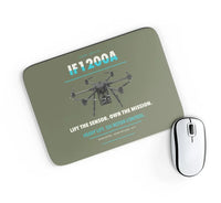 Thumbnail for Inspired Flight IF1200A design on green army rectangle mouse pad