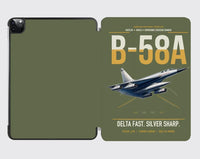 Thumbnail for B-58A Hustler design on green army ipad tablet case