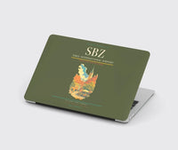 Thumbnail for Sibiu International Airport (SBZ) design on green army MacBook case