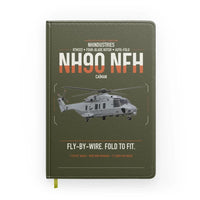 Thumbnail for NHIndustries NH90 NFH Caïman design on green army notebook