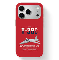 Thumbnail for T-38C Talon design on red magsafe iphone case, for iPhone 17 Pro