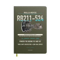 Thumbnail for RB211-524 design on green army notebook