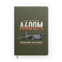 Thumbnail for Airbus A400M Atlas design on green army notebook