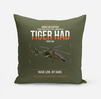Thumbnail for Airbus Helicopters Tiger HAD design on green army pillow