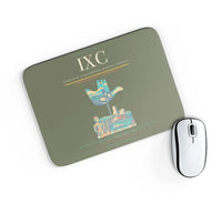 Thumbnail for Shaheed Bhagat Singh International Airport (IXC) design on green army rectangle mouse pad