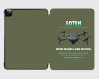 Thumbnail for ACSL SOTEN design on green army ipad tablet case