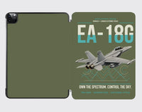 Thumbnail for EA-18G Growler design on green army ipad tablet case
