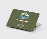 Thumbnail for Cirrus Vision Jet G2+ design on green army MacBook case