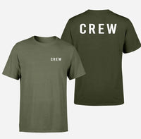 Thumbnail for CREW & Text Designed Double-Side T-Shirts - view 14