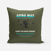 Thumbnail for Freefly Astro Max design on green army pillow