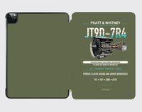 Thumbnail for JT9D-7R4 design on green army ipad tablet case