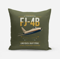Thumbnail for FJ-4B Fury design on green army pillow