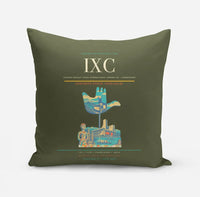 Thumbnail for Shaheed Bhagat Singh International Airport (IXC) design on green army pillow