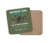 Thumbnail for DJI Matrice 400 design on green army 1 piece coaster