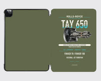 Thumbnail for TAY 650 design on green army ipad tablet case