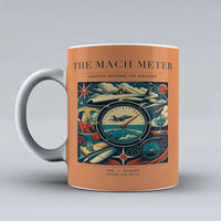 Thumbnail for VINTAGE G4115 - The Mach Meter - Ceramic Mug design on orange