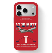 Thumbnail for Airbus A330 MRTT design on red magsafe iphone case, for iPhone 17 Pro