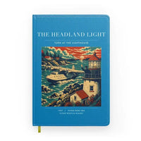 Thumbnail for VINTAGE G4078 - The Headland Light - Designed Notebooks design on turquoise