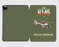 Thumbnail for Airbus H145 D3 design on green army ipad tablet case