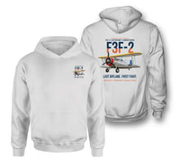 Thumbnail for F3F-2 LAST BIPLANE design on white hoodie