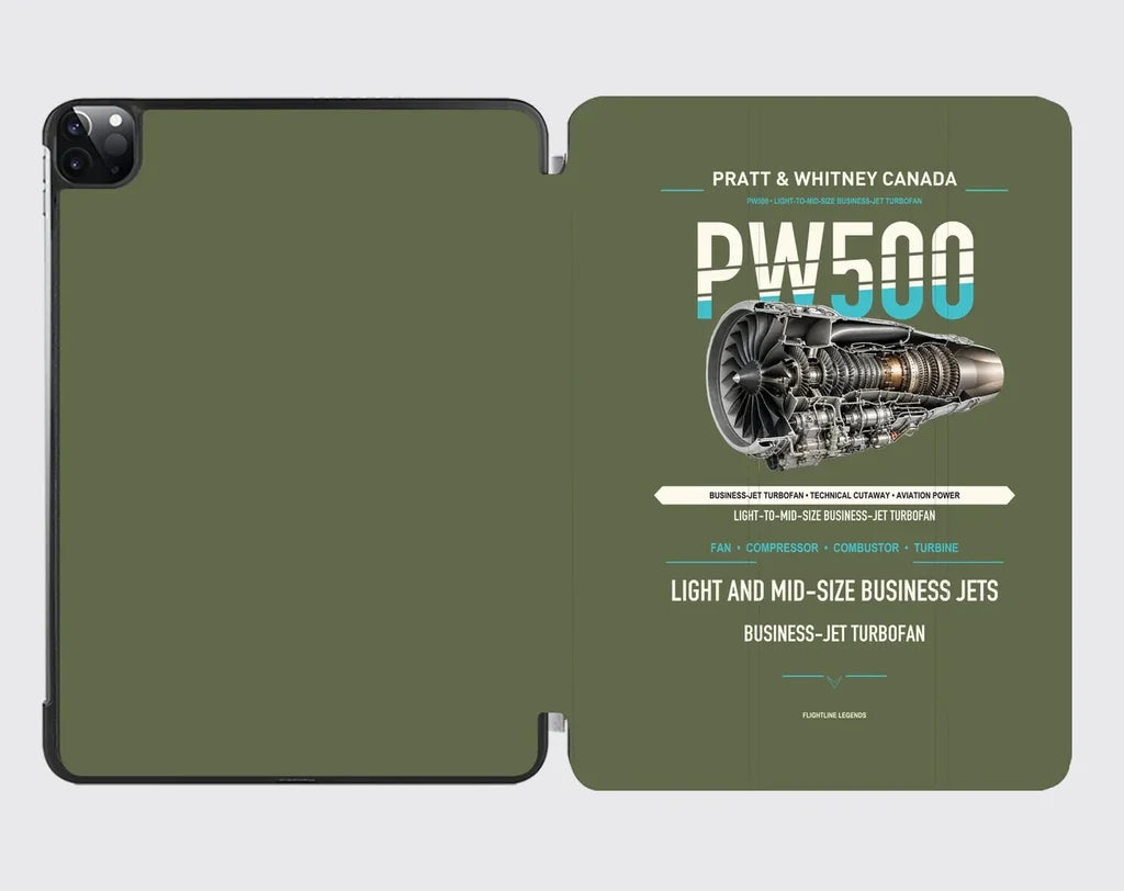 PW500 design on green army ipad tablet case