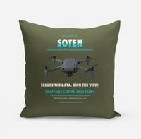 Thumbnail for ACSL SOTEN design on green army pillow