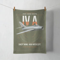 Thumbnail for Dassault Mystère IV A design on green army towel