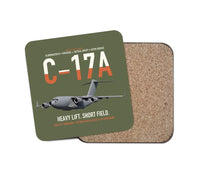 Thumbnail for C-17A Globemaster III design on green army 1 piece coaster