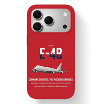 Thumbnail for E-4B Nightwatch design on red magsafe iphone case, for iPhone 17 Pro