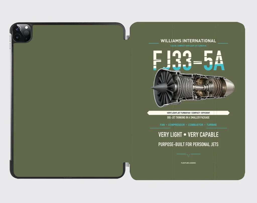 FJ33-5A design on green army ipad tablet case