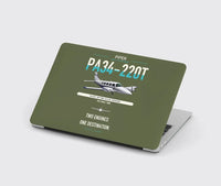 Thumbnail for Piper PA-34-220T Seneca V design on green army MacBook case