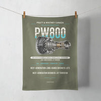 Thumbnail for PW800 design on green army towel