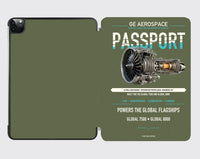 Thumbnail for PASSPORT design on green army ipad tablet case