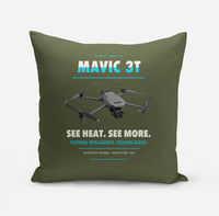 Thumbnail for DJI Mavic 3 Thermal design on green army pillow