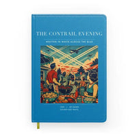 Thumbnail for VINTAGE G4135 - The Contrail Evening - Designed Notebooks design on turquoise