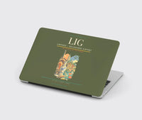Thumbnail for Limoges – Bellegarde Airport (LIG) design on green army MacBook case