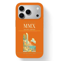 Thumbnail for Malmo Airport (MMX) design on orange iPhone 17 Pro MagSafe case