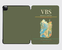 Thumbnail for Brescia Airport (VBS) design on green army ipad tablet case