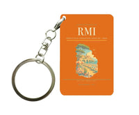 Thumbnail for Federico Fellini International Airport (RMI) design on orange key chain