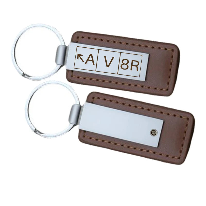 Customisable AV8R Faux Leather Key Chain - view 14